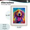 Stupell Industries Dog Is Love Swirled Pattern Framed Print Under Glass, design by Dean Russo- Evolution Collection